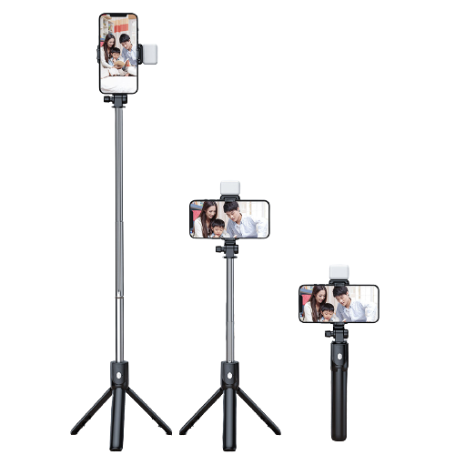 Extendable bluetooth Tripod Selfie Stick