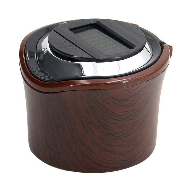 Car Ashtray with Light and Cover Tuyere Creative Mini car Ash car Auto interior supplies