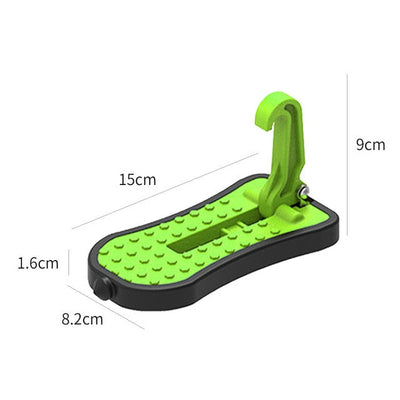 Universal Foldable Auxiliary Pedal Roof Pedal Foldable Car Vehicle Folding Stepping Ladder Foot Pegs Easy Access Car Accessories