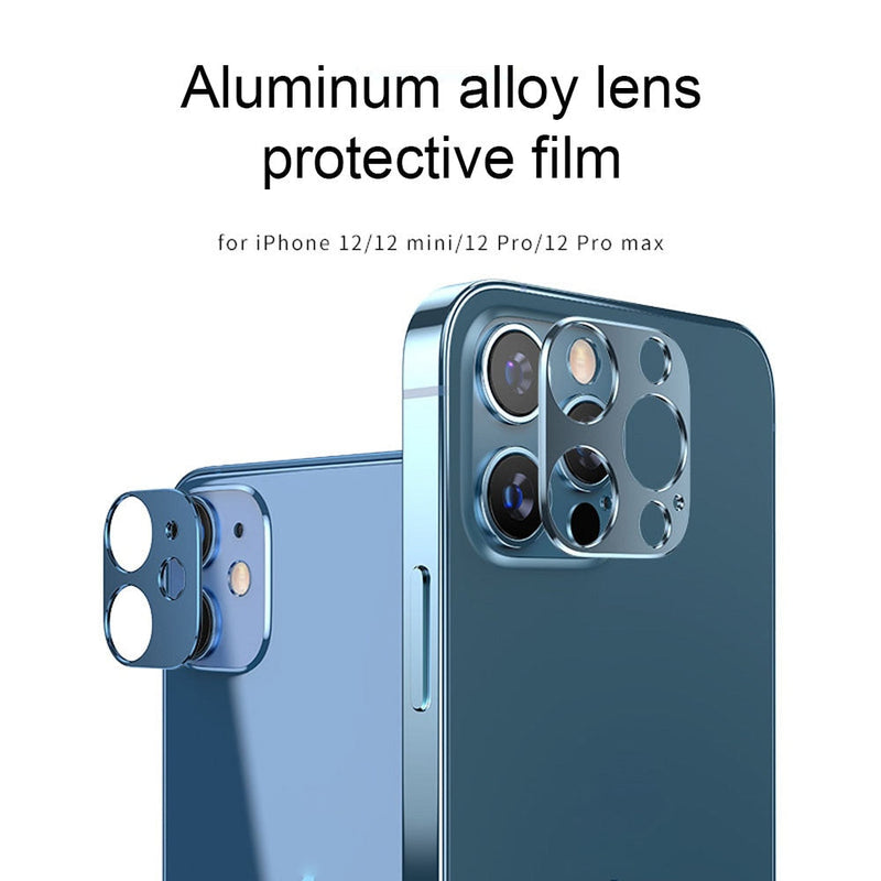 For iPhone 13 12 Pro Max Mini Camera Lens Protective Ring Case Back Protector For iPhone12 Metal Alloy Cover Phone Accessories