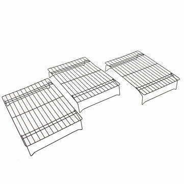 3 Tier Stackable Cooling Baking Cake Biscuit Tray