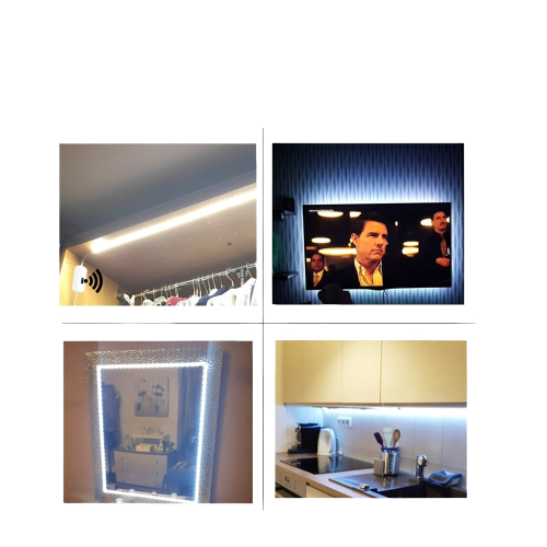 USB Motion LED Backlight LED TV Kitchen LED Strip Hand Sweep Waving ON OFF Sensor Light