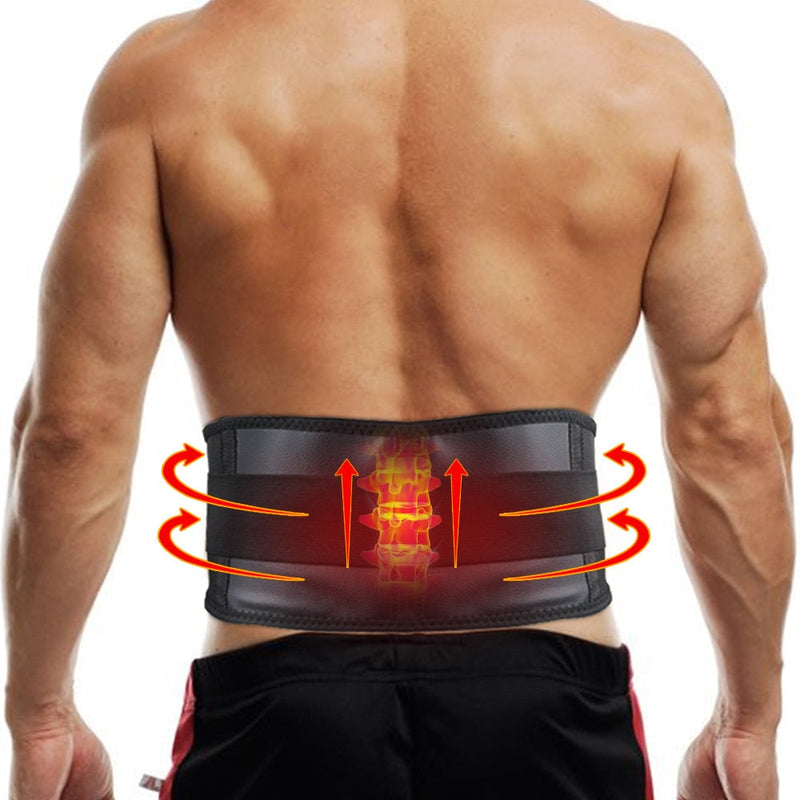 Women Men  Adjustable Waist Tourmaline Self heating Magnetic Therapy Back Waist Support Belt Lumbar Brace Anti-Pressure  Yoga Belt