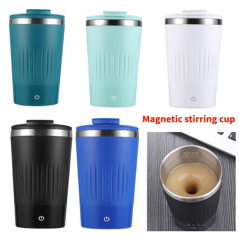 350ml Fully Automatic Stirring Cup Electric Portable Coffee Cup Charging Magnetic Cup Outdoor Fitness Mugs For Tea Coffee Milk