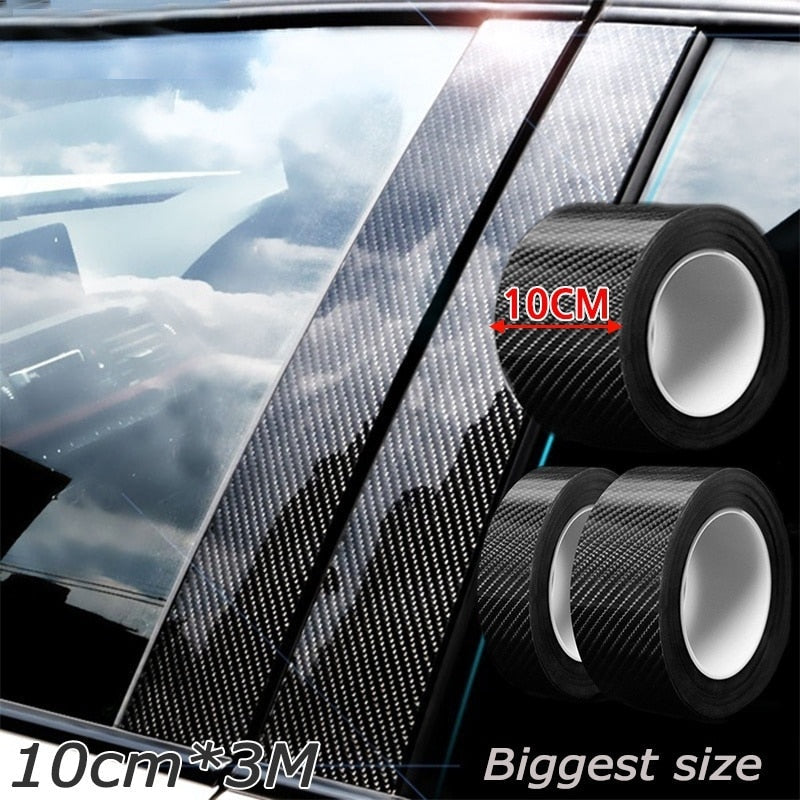 Car Sticker DIY 3D Nano Carbon Fiber Vinyl Self-Adhesive Protection Film Adapted to Motorcycles