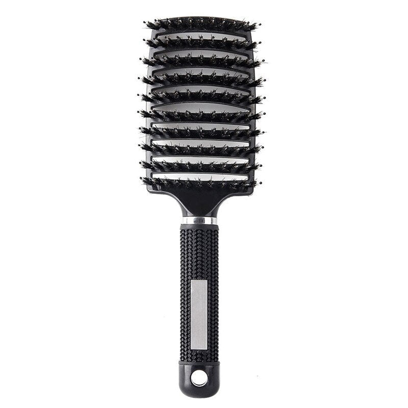 Curved Vented Professional Detangling Comb Portable Home Massage Hair Brush Styling Tools Fast Drying