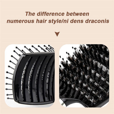 Curved Vented Professional Detangling Comb Portable Home Massage Hair Brush Styling Tools Fast Drying