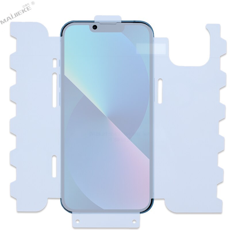 9D Soft TPU Full Screen Hydrogel Film For iPhone X XR XS 11 12 13 Pro mini Max Sides Edges Cover Full Body Nano Screen Protector