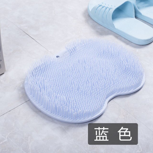 NEW Multifunctional back rubbing artifact with suction cup brush back bath bathroom foot rubbing plantar massage brush TPE foot pad Magic Bath Sponge Dead Skin Removing