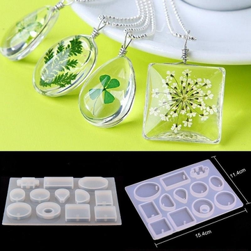 77PCS DIY Bracelet Pendant Epoxy Mold Set Jewelry Pendant Mould Craft