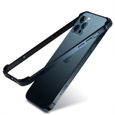 Bumper Case For iPhone 12 Mini 11 Pro Max 12Pro 11Pro XR X XS Luxury Aluminum Metal Silicone Phone Frame Blue Black Accessories