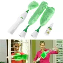 1Set Adjustable Electric Dusters Multifunctional Scalable Practical Furniture Window Feather Duster Creative Cleaning Tools New