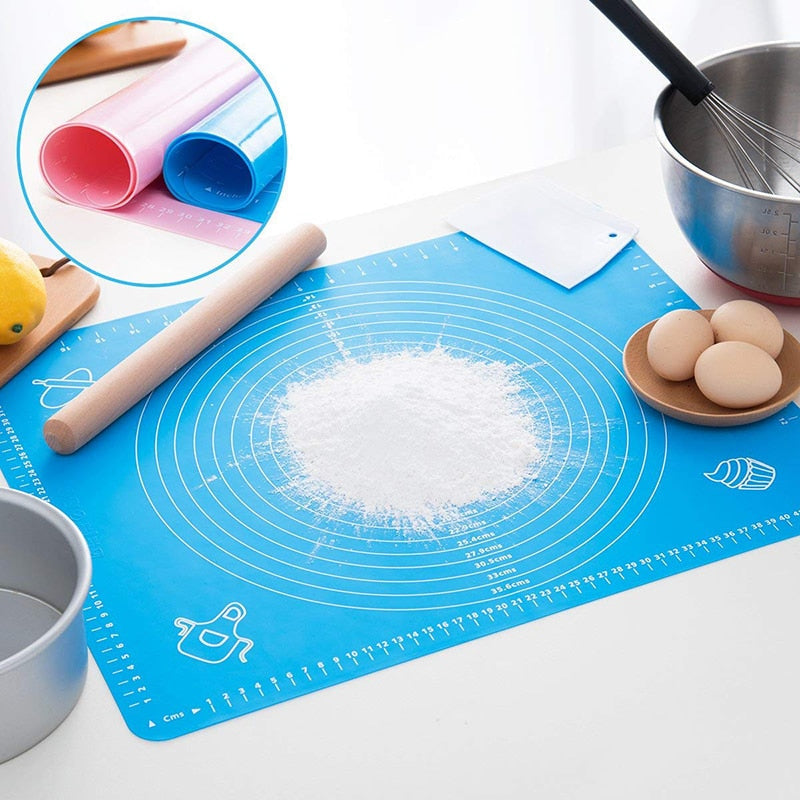 Multi-size Silicone Baking Mat Sheet Extra Large Baking Mat for Rolling Dough Macaroo Pizza Dough Non-Stick Maker Holder Pastry