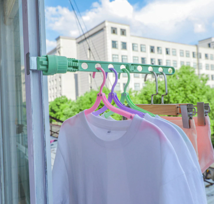 Window Frame Clothes Drying Rack 5/8 Holes