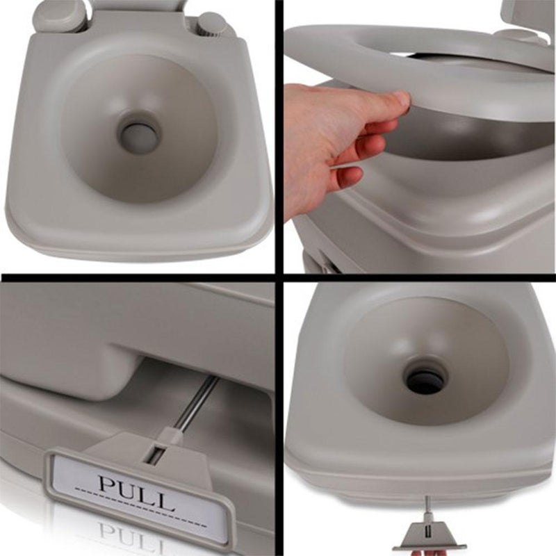 10L Portable Toilet - Camping Potty Restroom - 10 Litres