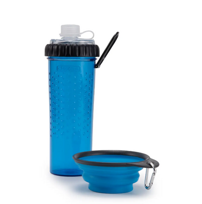 Dog Bowl Foldable Two-in-one Portable Outdoor Travel Water Bottle