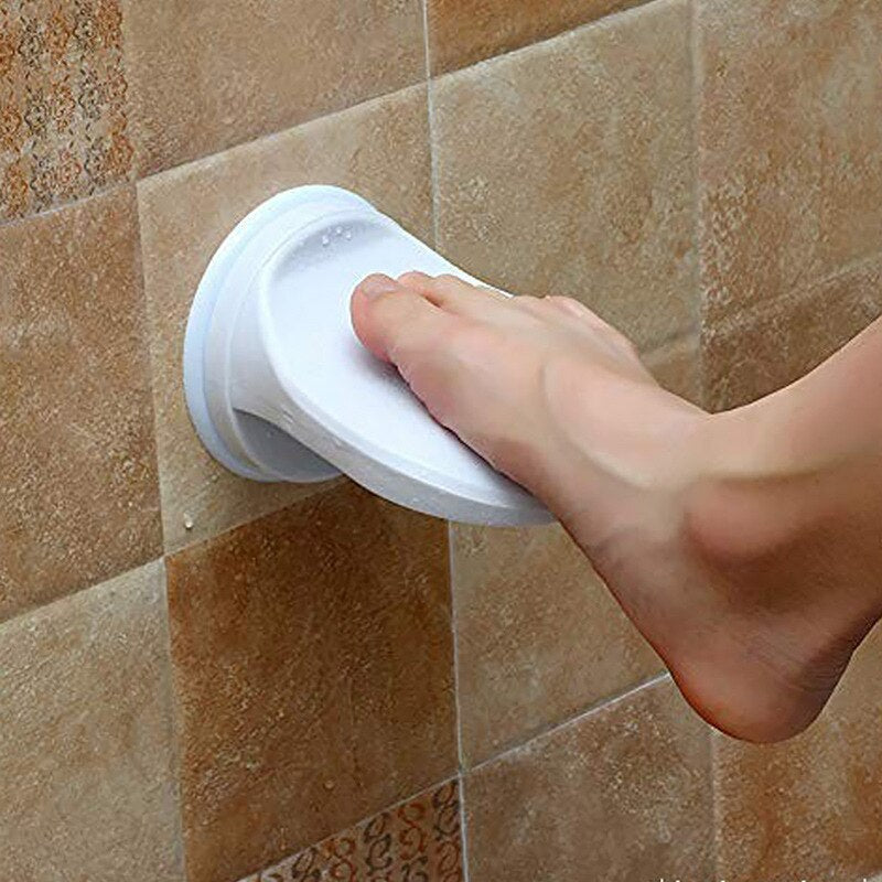 NEW Bath Sponge Partner Bathroom detachable strong Li sucker pedal no punching bathroom bath mat no bending pedal shower accessories Magic Bath Sponge Dead Skin Removing