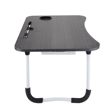 Laptop Table Stand with Small Drawer Portable Folding Desk