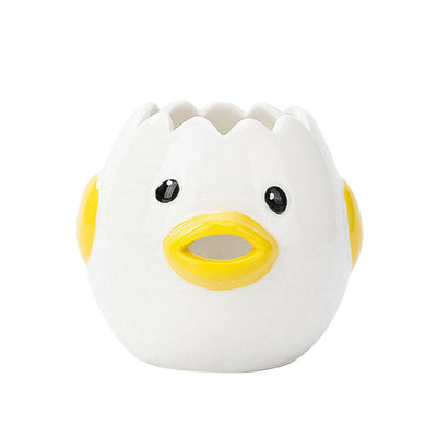 Lovely Egg White Separator Cartoon Chicken Ceramic Yolk Dividers Kitchen Tool