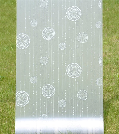 Decorative Privacy Vinyl Window Adhesive Film Window Sticker Decals Waterproof Sun UV Protection Bamboo Sliding Door Bathroom