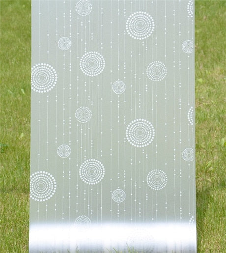 Decorative Privacy Vinyl Window Adhesive Film Window Sticker Decals Waterproof Sun UV Protection Bamboo Sliding Door Bathroom