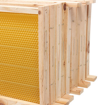 Wax Foundation Sheets Wood Beekeeping Pine Beehive Frame