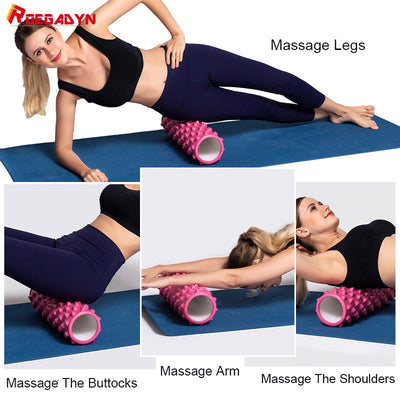 Yoga Column Sport Gym Foam Roller Pilates Workout Exercise Back Muscle Massage Roller Yoga Block Home Fitness Equipment