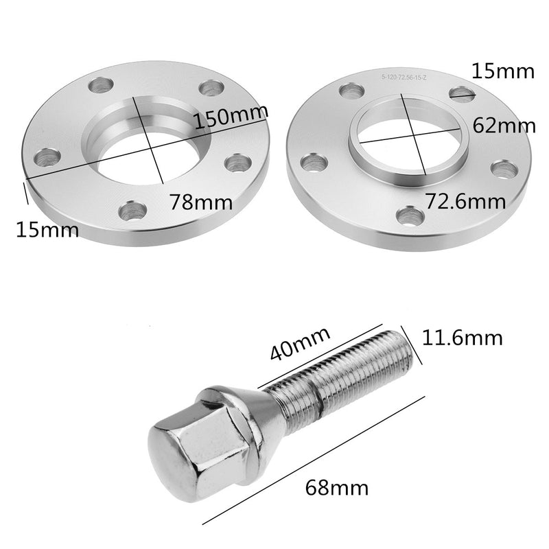 Hub-centric Wheel Spacer Kit Blot Alloy For BMW