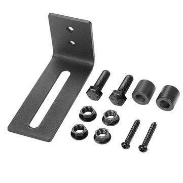 Sliding Barn Door Bottom Wall Guide Mount with Screws Set