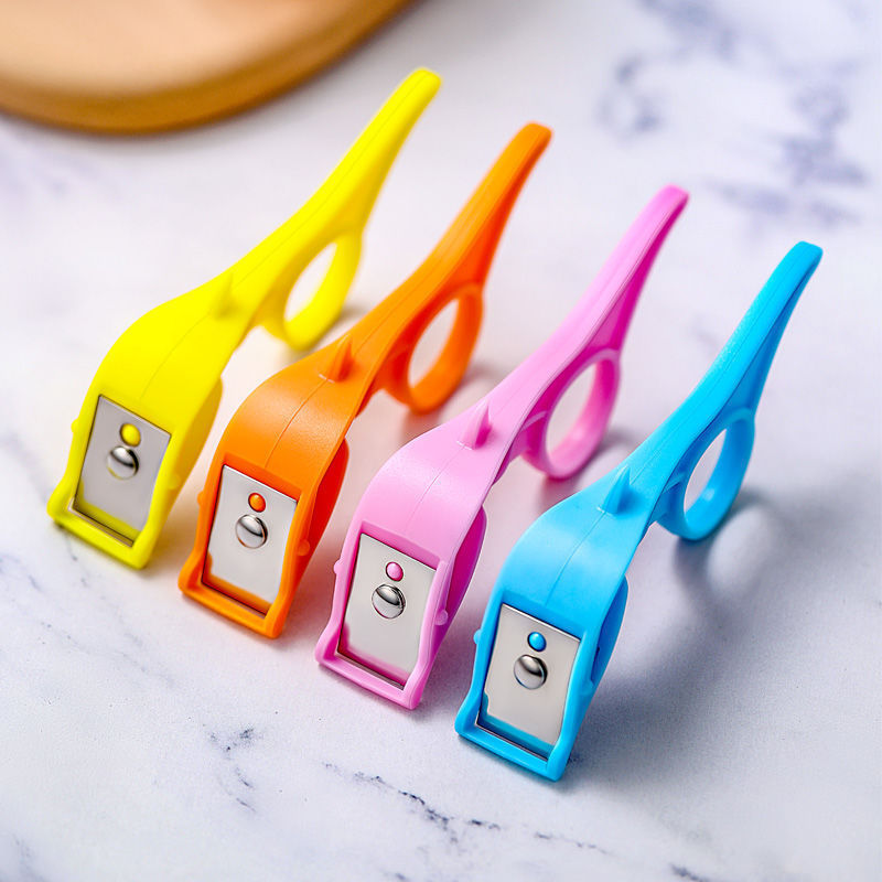 2 In 1 Apple Peeler Slicer Cutter Bar Hand Held Pear Peeler Ring Portable Orange Opener Creative Kitchen Accessories Gadgets