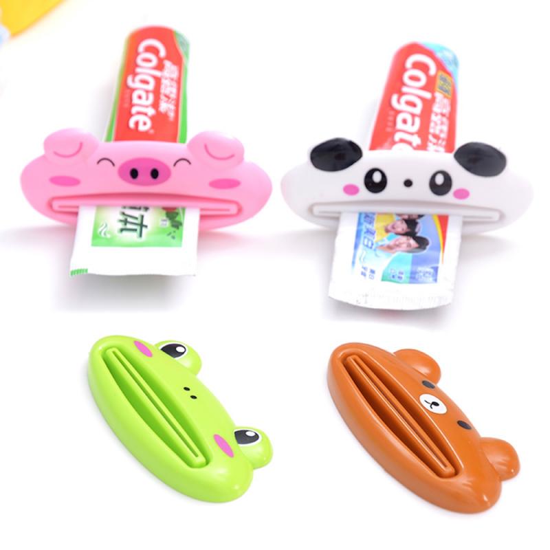 【Toothpaste Squeezer】Simple Toothpaste Device Tube Dispenser Holder Multifunctional Plastic Facial Cleanser Squeezer Press For Bathroom Accessorie