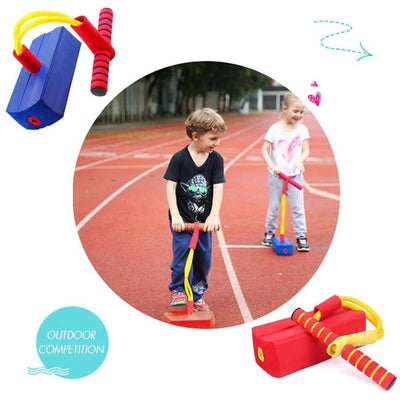 Kids Sports Games Toys Foam Pogo Stick Jumper Outdoor Fun Fitness Equipment Indoor Entertainment Children Sensory Toys Boy Girl