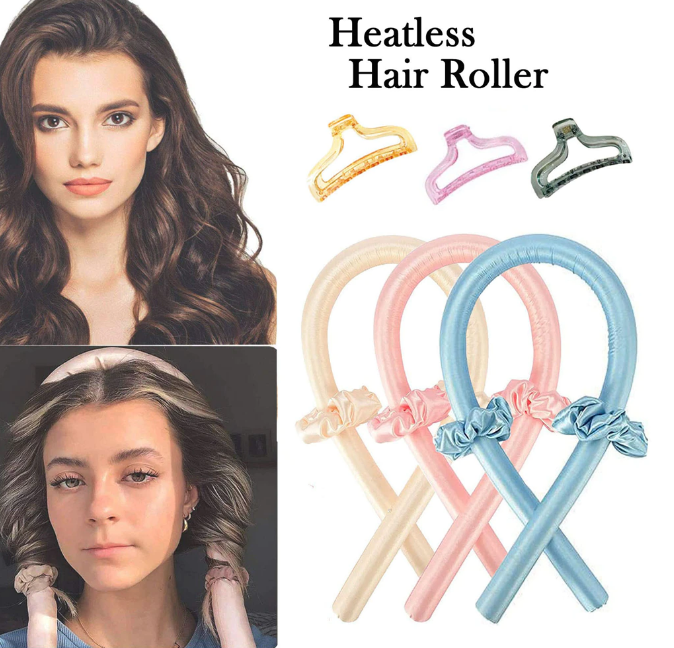 Heatless Curling Rod Headband  Hair Rollers Sleeping Soft Curl Bar