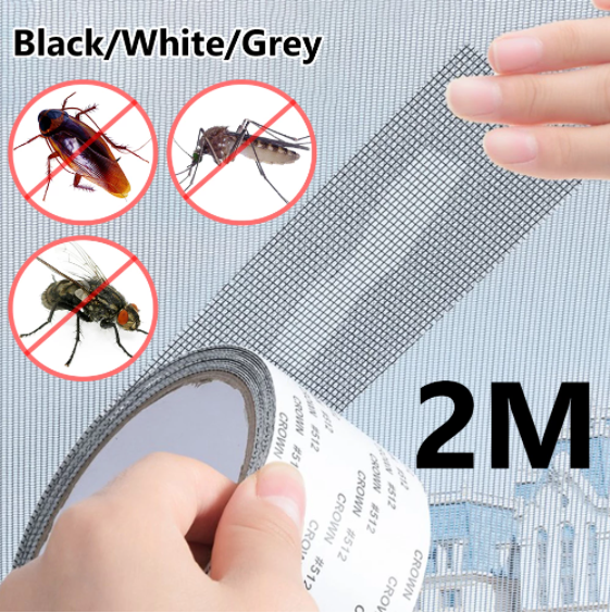 Fix Net Window Home Adhesive Anti Mosquito Fly Bug Insect Repair Screen Wall Patch Stickers Mesh Window Screen Window Net Mesh