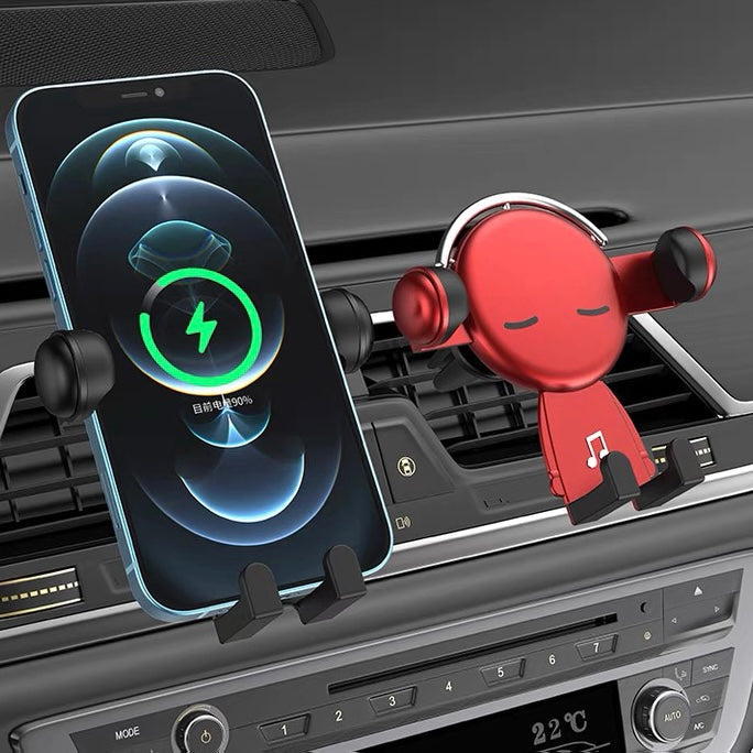 Gravity Car Phone Holder Air Vent t Cartoon Creative Navigation Cellphone Stand For iphone Auto Accessories