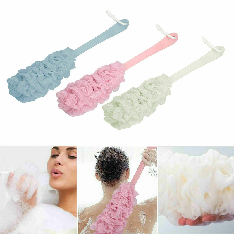 Bath Brush Loofah Shower Sponge Long Handle Back Scrubber Body Exfoliating US