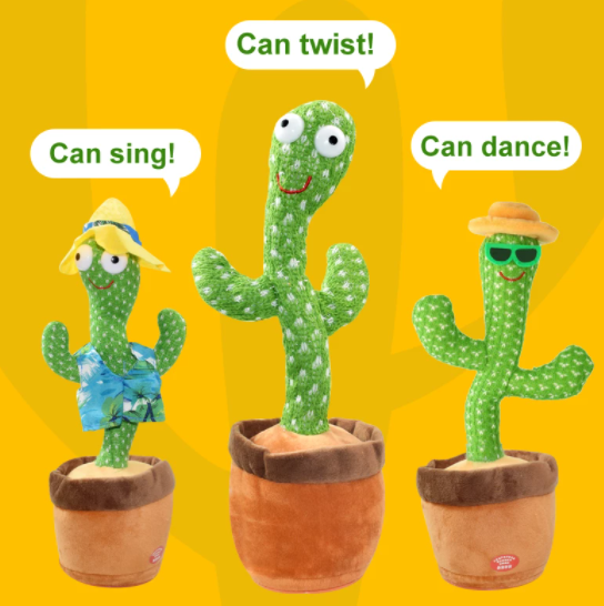 Dancing Cactus Plush Toy