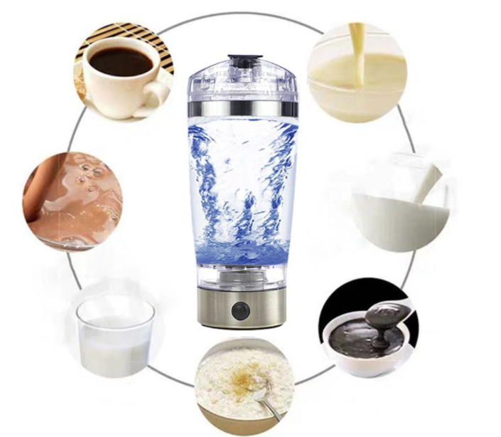 Electric Mixing Cup Portable Protein Powder Shaker Bottle Mixer Automatic Self Stirring