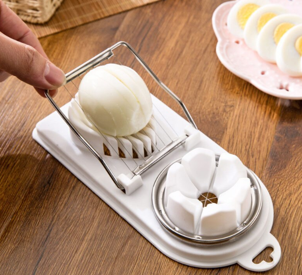 Multifunctional Egg Cutter Stainless Steel Cutting Egg Slicers