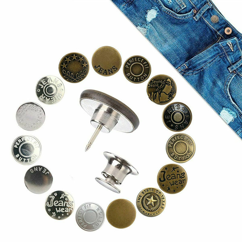 Adjustable Jean Button Random