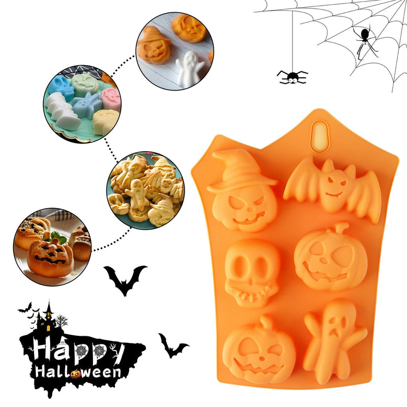 Halloween Chocolate Silicone Baking Mold Cake Fondant Baking Molds Kitchen Tool