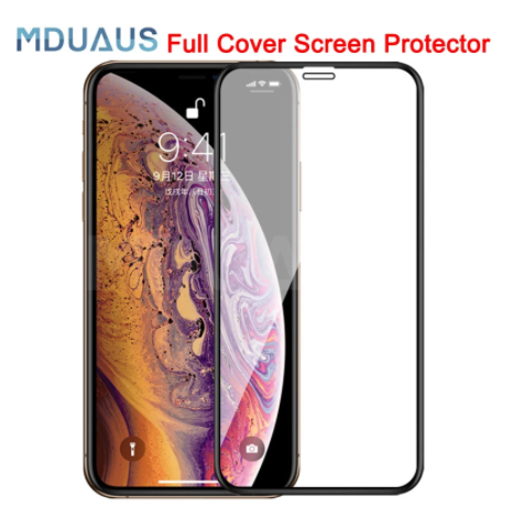 9D Protective Tempered Glass On The For iPhone 6 6s 7 8 Plus X 10 Glass Screen Protector Soft Edge Curved For iPhone XR XS MAX