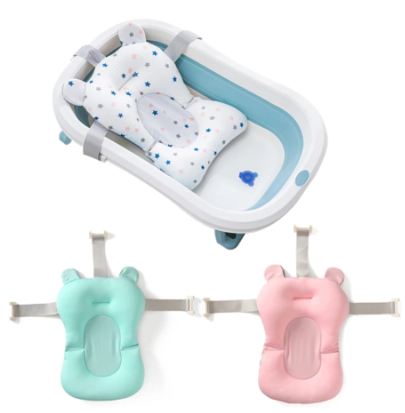 Baby Bath Seat Support Mat Foldabl