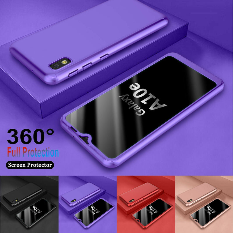 For Samsung Galaxy A10e A20 A20S A30 A50 360° Shockproof Case Hybrid Cover