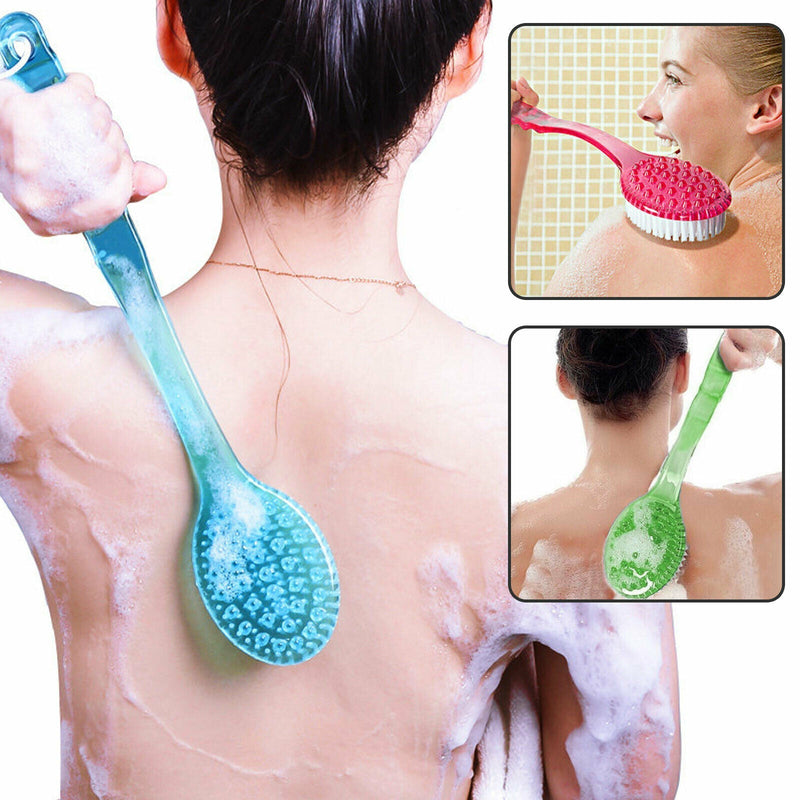 Long Handle Back Body Shower Spa Bath Brush Exfoliating Skin Clean Scrubber USA