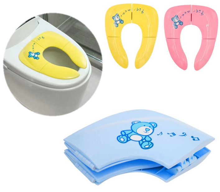 Baby Travel Folding Potty Seat toddler portable Toilet Training seat children urinal cushion children pot chair pad /mat