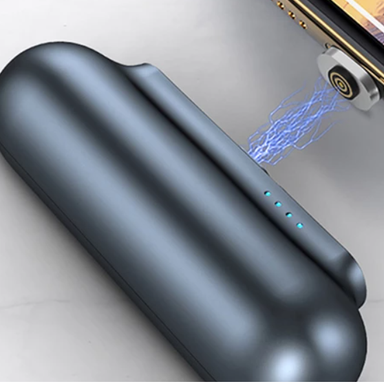 Mini Portable Power Bank Back