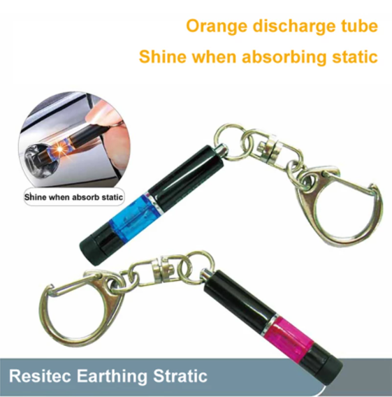 Car Mini Anti Eliminate Static Electricity Gadgets Key Ring