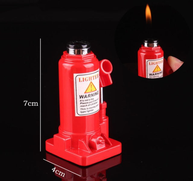 1pcs creative fashion mini metal lighter butane gas inflatable cigarettes tool Funny model smoking gift military