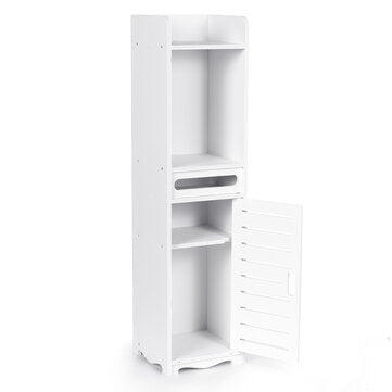 4-Tier Storage Cabinet Laundry Cupboard Assorted Shelf